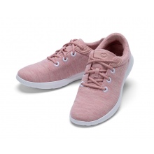 Merinos Sneaker Lace Up Merinowolle rosa Damen